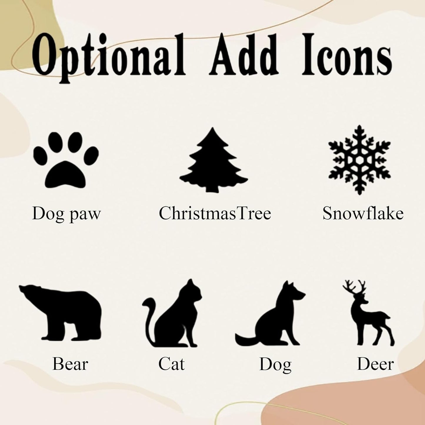 3Pcs Personalized Christmas Stocking Name Tags Custom Wooden Stocking Name Tag Customized Letters Tags Custom Xmas Stockings Hanging Tag Gifts for Christmas Stockings