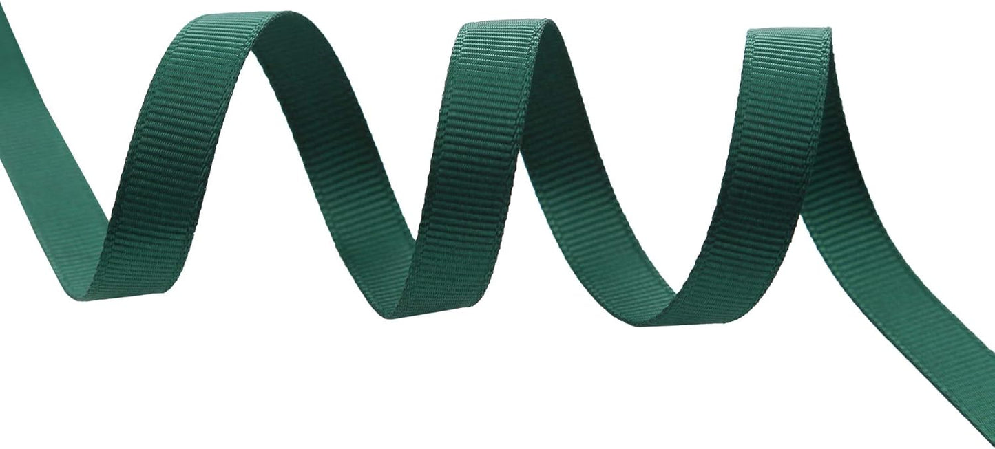 ITIsparkle 3/8" Inch Grosgrain Ribbon 50 Yards-Roll Set for Gift Wrapping Scrap Books Party Favor Hair Braids Baby Shower Decoration Cake Decoration Floral Arrangement Craft Supplies, Teal Ribbon