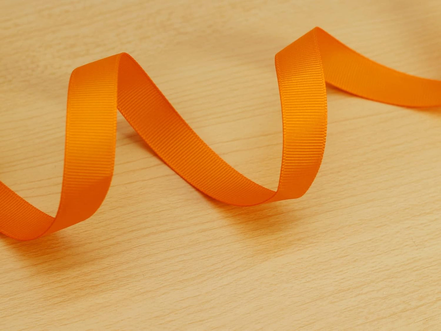 Jesep One Roll 100 Yards Soild Grosgrain Ribbon Boutique Gift Wrapping Package Ribbon, DIY Crafts Bow Hair Headband Accessories Assorted Ribbon #752 (5/8" 15mm, Orange)