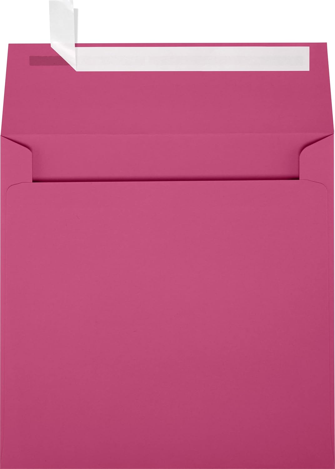LUXPaper Square Invitation Envelopes | Peel & Press | 6 1/2" x 6 1/2" | Magenta Pink | 80lb. Text | 50 Qty