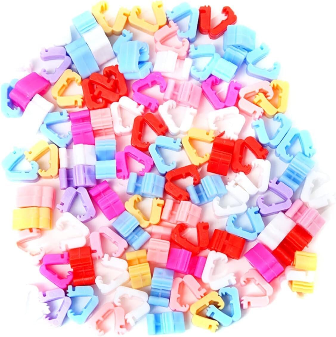 PMU Balloon Accessories for Mylar and Latex Balloons Multicolor Balloon Clips No Tying Needed Clips for Sealing Balloons (100/Pkg) Pkg/6
