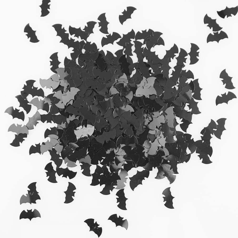 Halloween Confetti Black Spider Web Spider Bat Shaped Confetti Sprinkles for Table Scatter Holiday Party Decorations Supplies