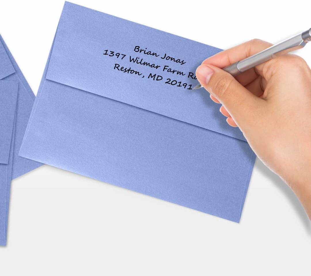 LUXPaper A7 Invitation Envelopes | Peel & Press | 5 1/4" x 7 1/4" | Vista Metallic | 80lb. Text | 250 Qty