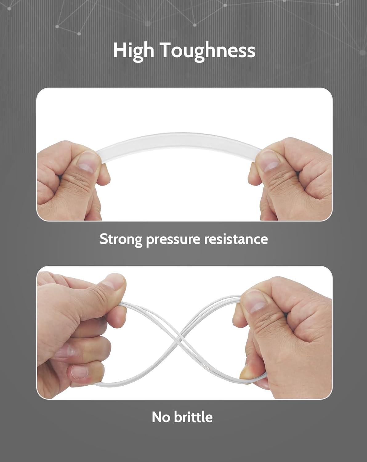 DURAMIC 3D PLA+ Filament 1.75mm 2Kg White, PLA Plus Filament 2 Pack 1kg Spool(2.2lbs) Tougher and Stronger, Dimensional Accuracy Probability +/- 0.02mm