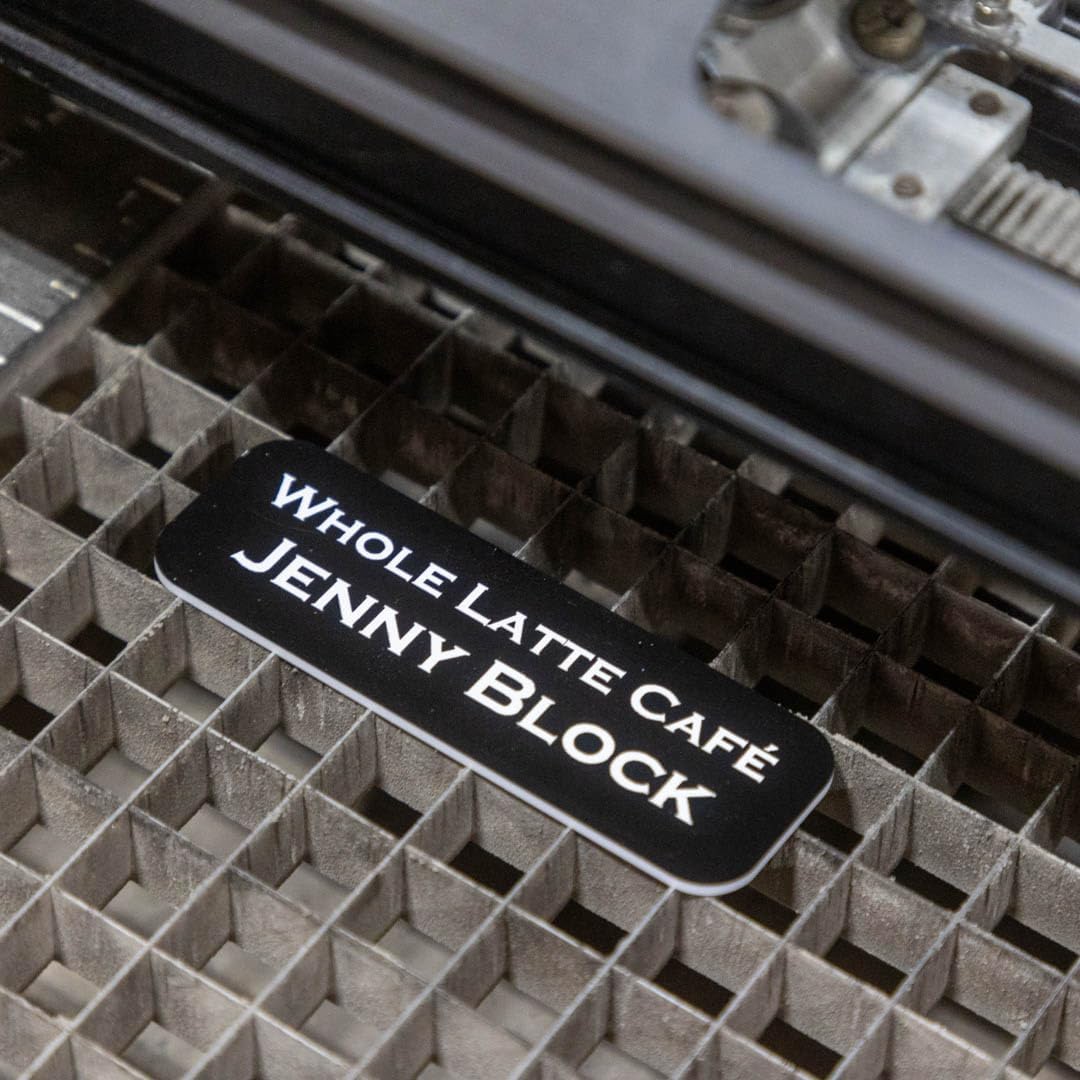 Name Tag/Badge Blanks - 10 Pack - Black 1" X 3", Round Corners, Magnetic Backing