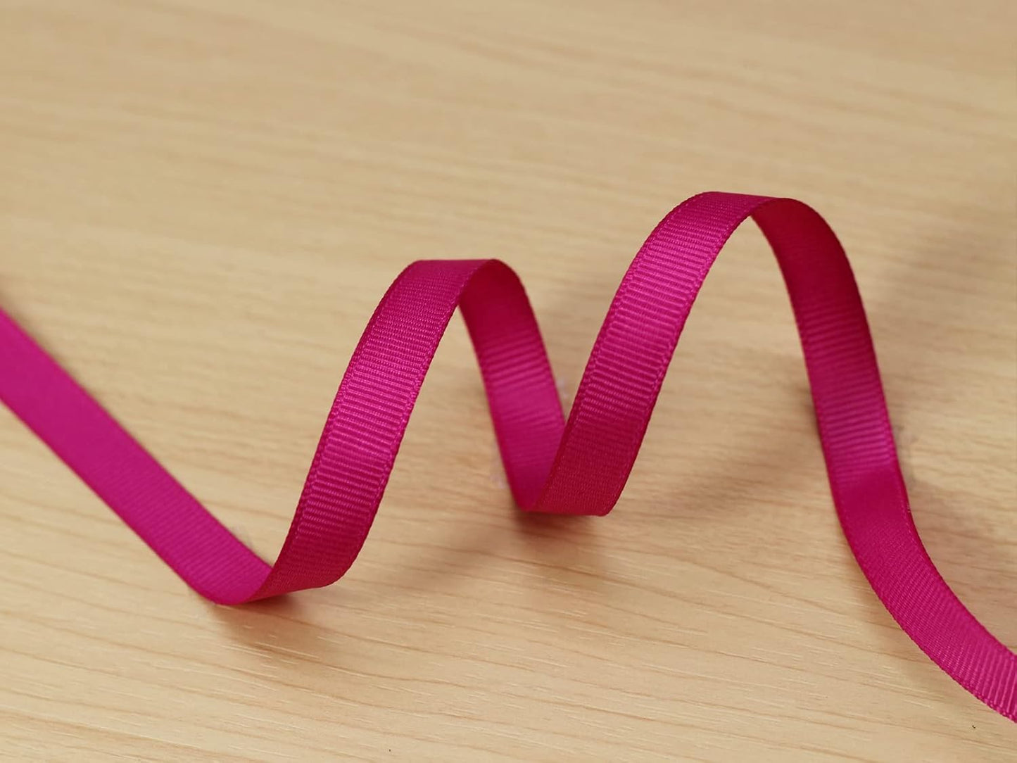 Jesep One Roll 100 Yards Soild Grosgrain Ribbon Boutique Gift Wrapping Package Ribbon, DIY Crafts Bow Hair Headband Accessories Assorted Ribbon #188 (3/8" 10mm, Rose)