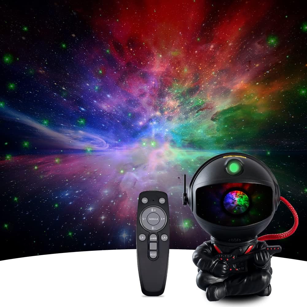 Galaxy Projector, Astronaut Star Projector, Kids Night Light for Bedroom, Adult Playroom,Ceiling, Room Decoration