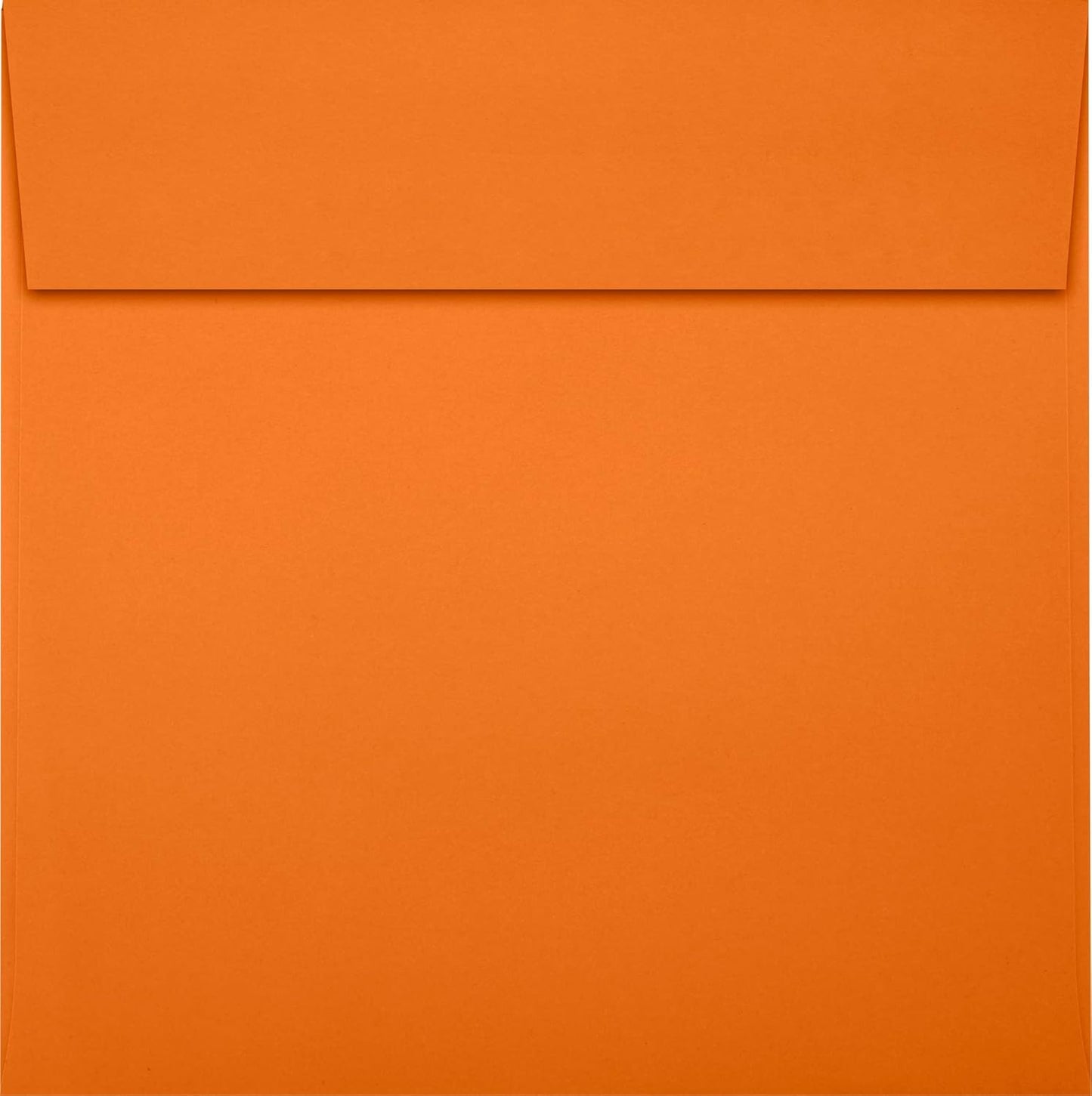 LUXPaper Square Invitation Envelopes | Peel & Press | 6 1/2" x 6 1/2" | Mandarin Orange | 80lb. Text | 50 Qty