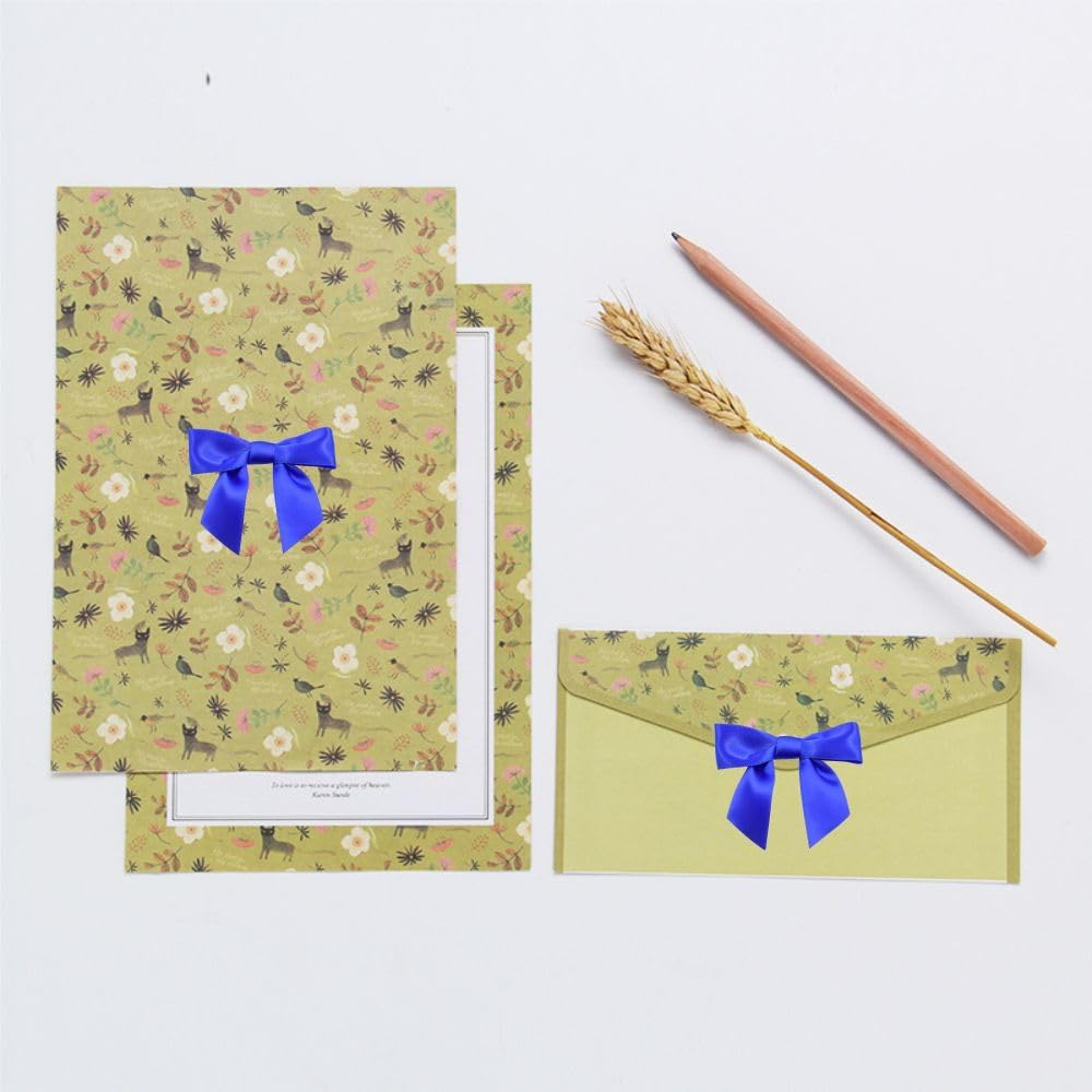 2.5" Hgzgch Blue Satin Ribbon Bow for Gift Wrapping, Premade Bows for Crafts, Cake, Party Favors, Handmade Bows with Double-Sided Tape, Self Adhesive Gift Bows for Presents, Treats, Christmas - 50pcs