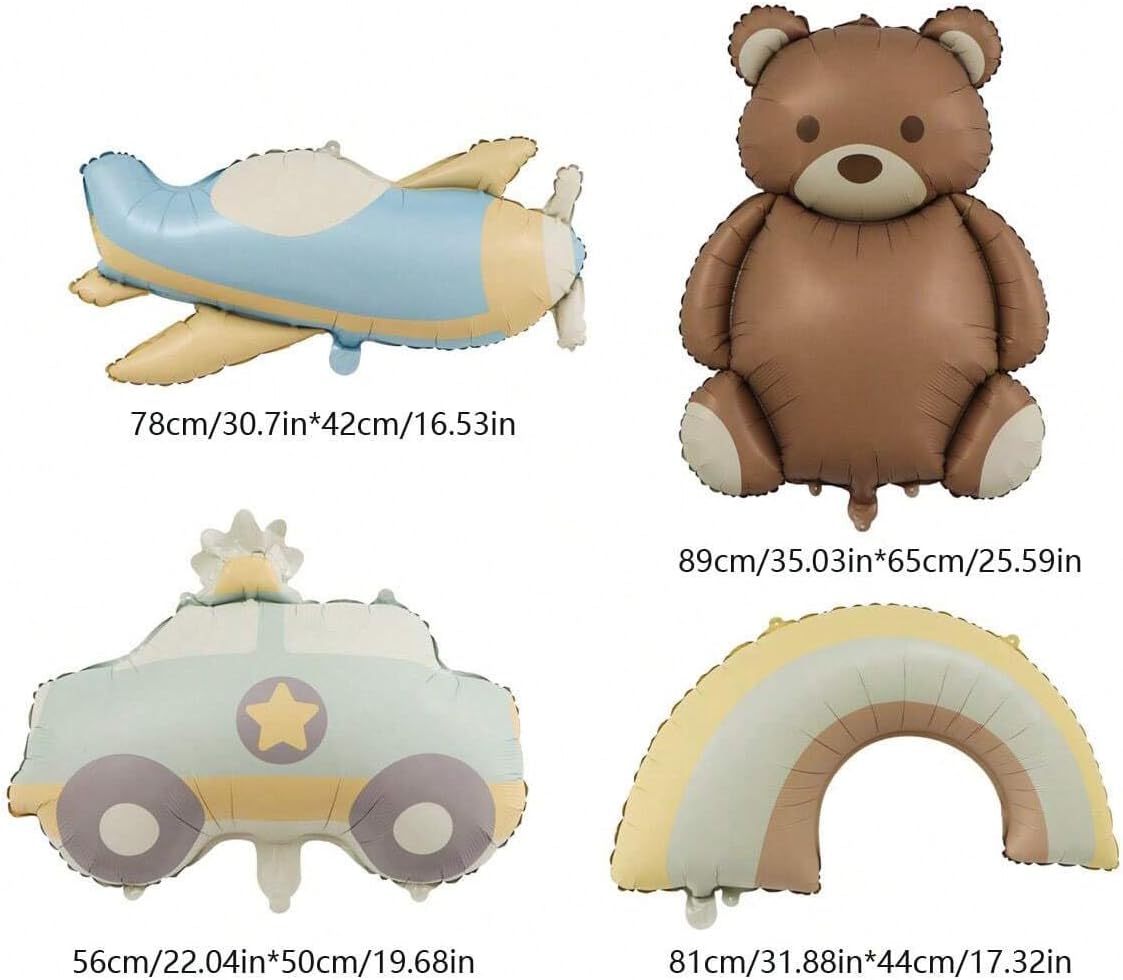 Matte Police Car Foil Balloon Police Vehicle Birthday Party Decorations For Boy Sheriff Police Theme Surprise Banquet Baby Shower Anniversary Decor