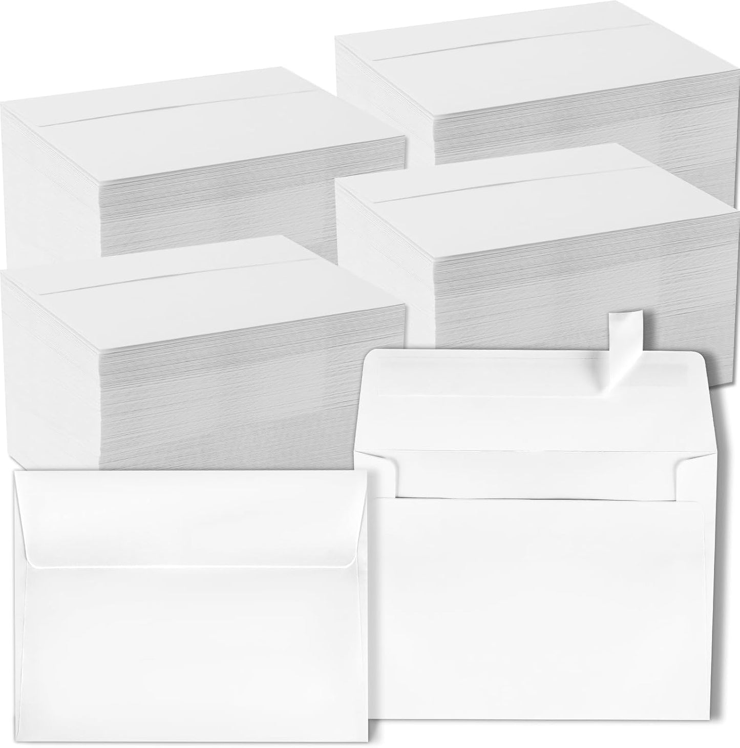 gisgfim 1000 Pcs A6 Envelopes 4.75x6.5 Inches Self Adhesive Invitation Envelopes for 4x6 Cards Printable Mailing Mailers Bulk for Wedding Baby Shower Postcard Photo Thank Notes Greeting Card