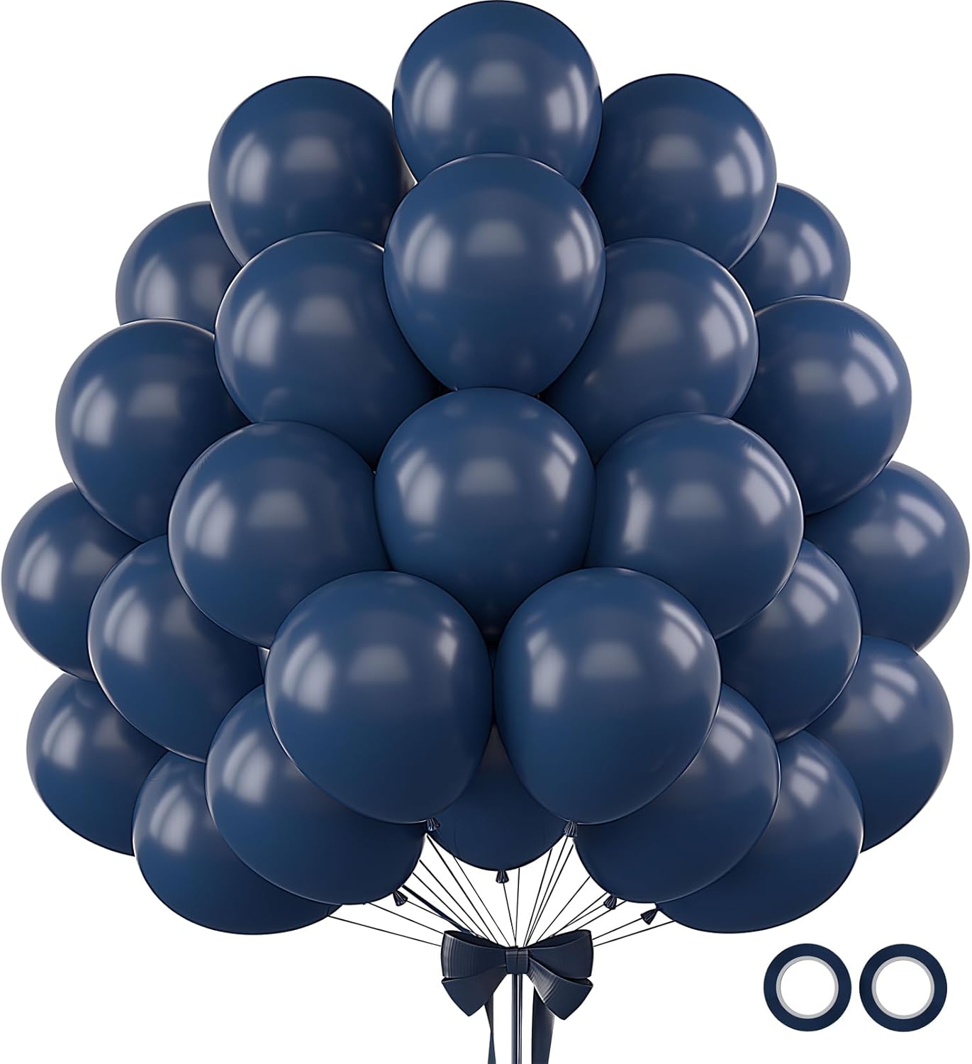110pcs Navy Blue Balloons 12 Inch Blue Latex Balloon Garland Arch Kit for Birthday Baby Shower Anniversary Graduation Wedding Party Decorations