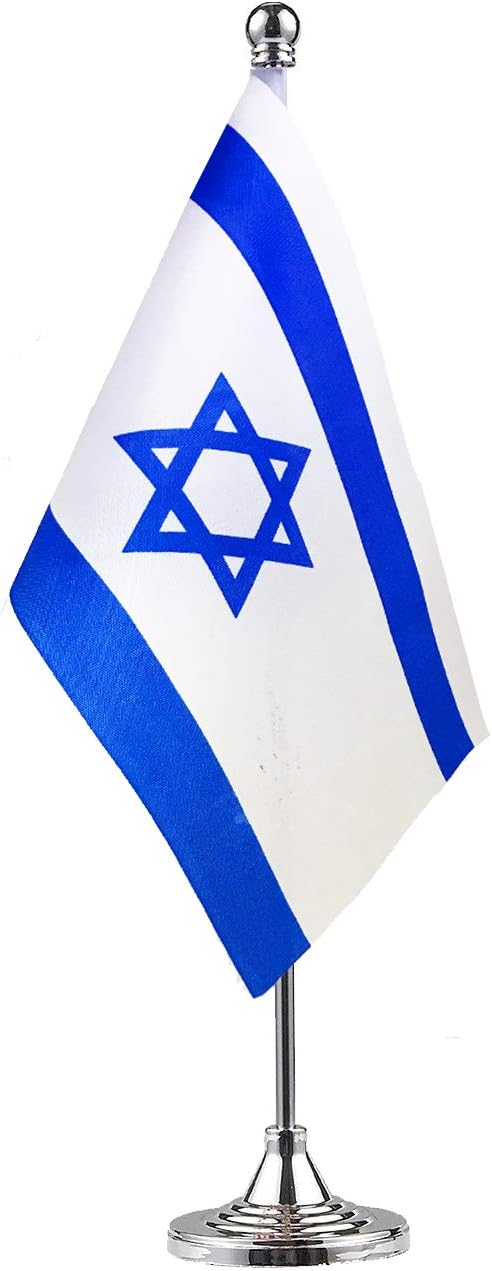 Israel Israeli Table Flag,Desk Flags,Office Flag,International World Country Flags Banners,Festival Events Celebration,Office decoration,Desk, home decoration