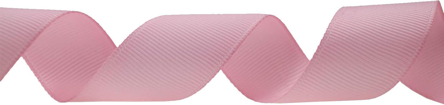 Jesep One Roll 100 Yards 1" Soild Grosgrain Ribbon Boutique Gift Wrapping Package Ribbon, DIY Crafts Bow Hair Headband Accessories Assorted Ribbon#123(1" 25mm, Pink)