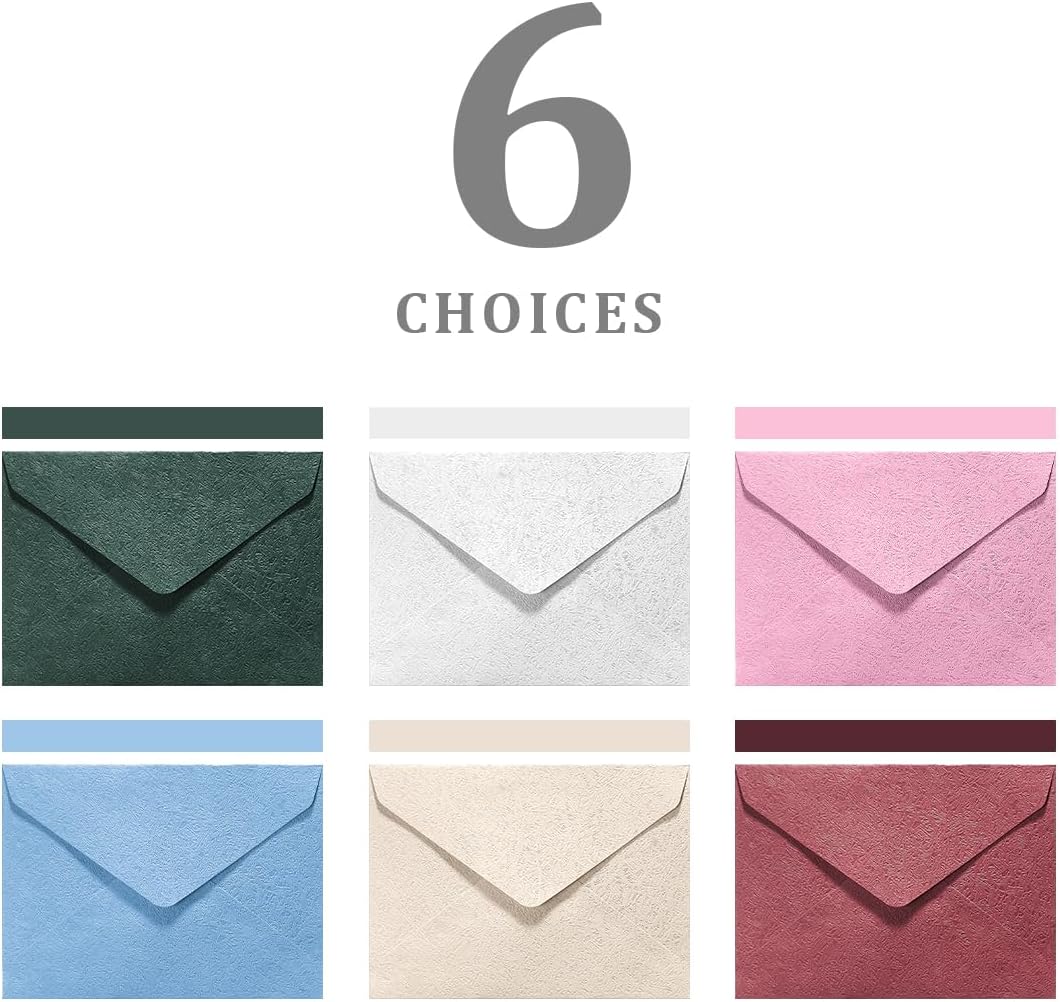 30 Pieces A6 Envelopes with 30 Seal Stickers, 6.32 x 4.45 inch Envelopes for 4 x 6 Wedding Invitation Cards, Greeting Cards, Graduation, Birthday Party Invitations, Red.