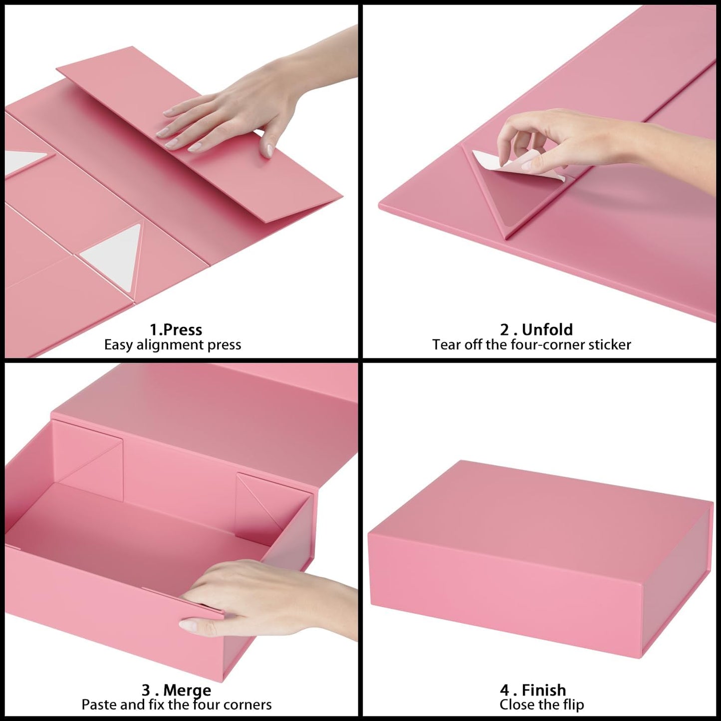 Gift Box 11.9" x 8.5" x 3.3" with Magnetic Closure Lid Gifts Boxe for Presents,Bridesmaid Gift Boxes,Cute Box,Birthday Gifts Boxe,Luxury for Gift Packaging, Magnetic Gifts Boxes for Wrapping Gift