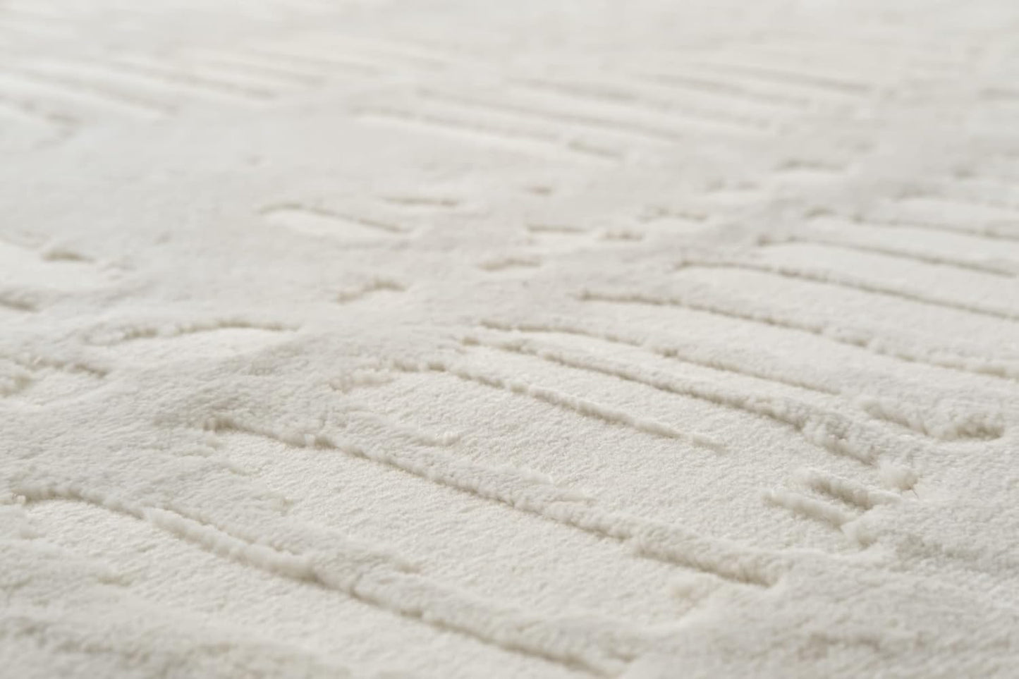 Revival Rugs Shell 7'10"x10' Washable Area Rug for Living Room Bedroom - 100% Recycled Oeko-TEX Certified, Medium Pile, Beige, Cream