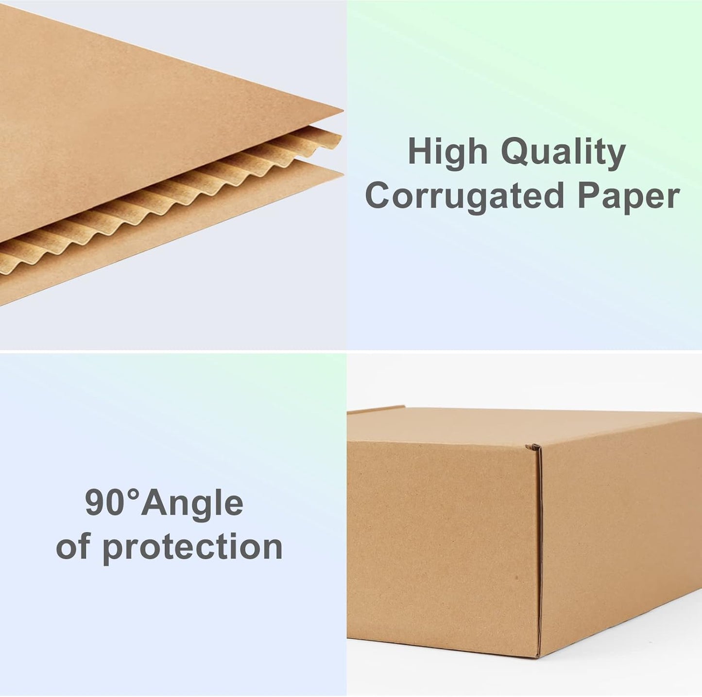 MEBRUDY 4x4x2 Inches Shipping Boxes Pack of 50, Small Corrugated Cardboard Box for Mailing Packing Literature Mailer