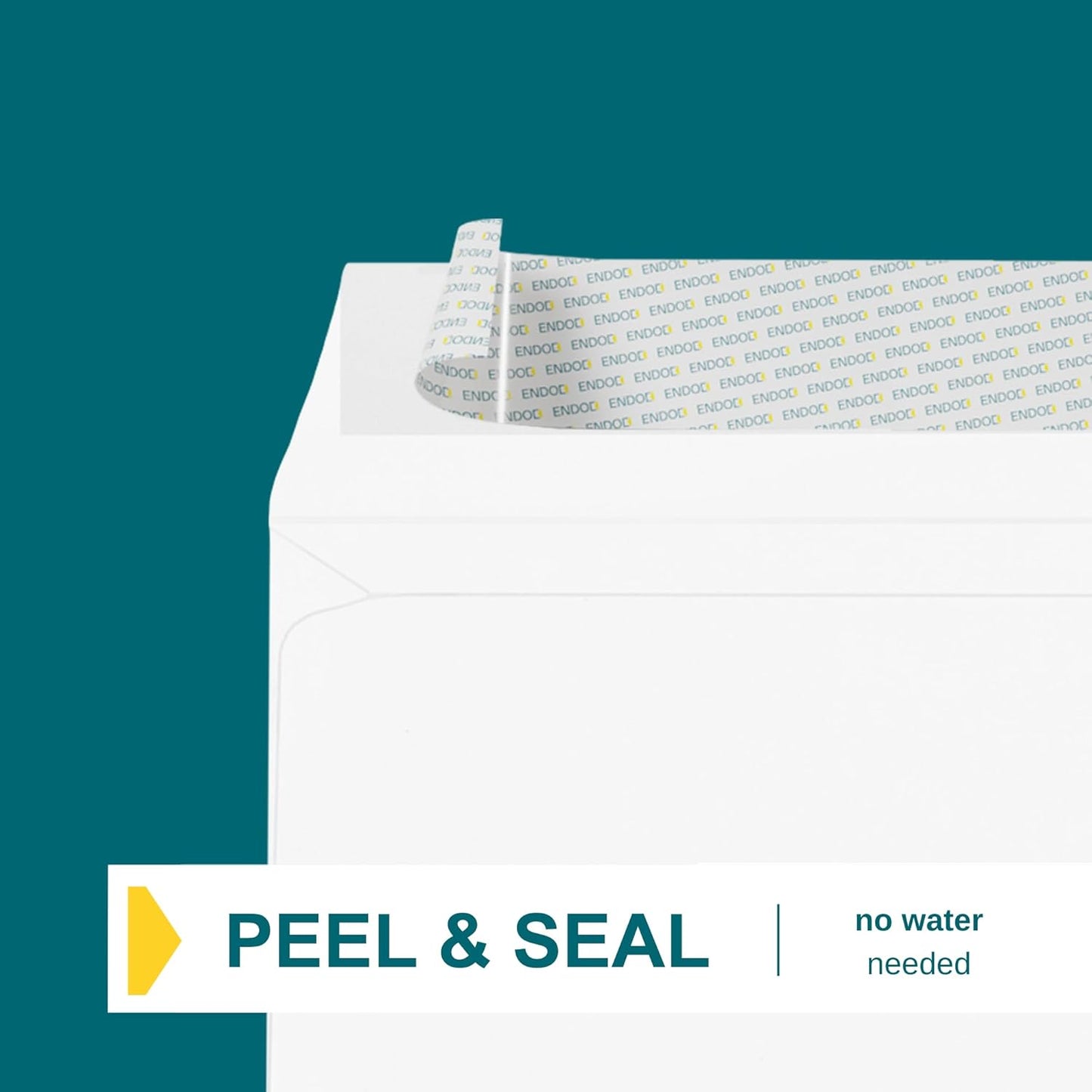 6x9 Booklet Envelopes - 50 pack - Mailing Envelopes Self Seal - White Letter Envelopes with Peel & Seal Closure - Open-Side 6x9 - Plain White 28 lb Paper for Business and Personal Use