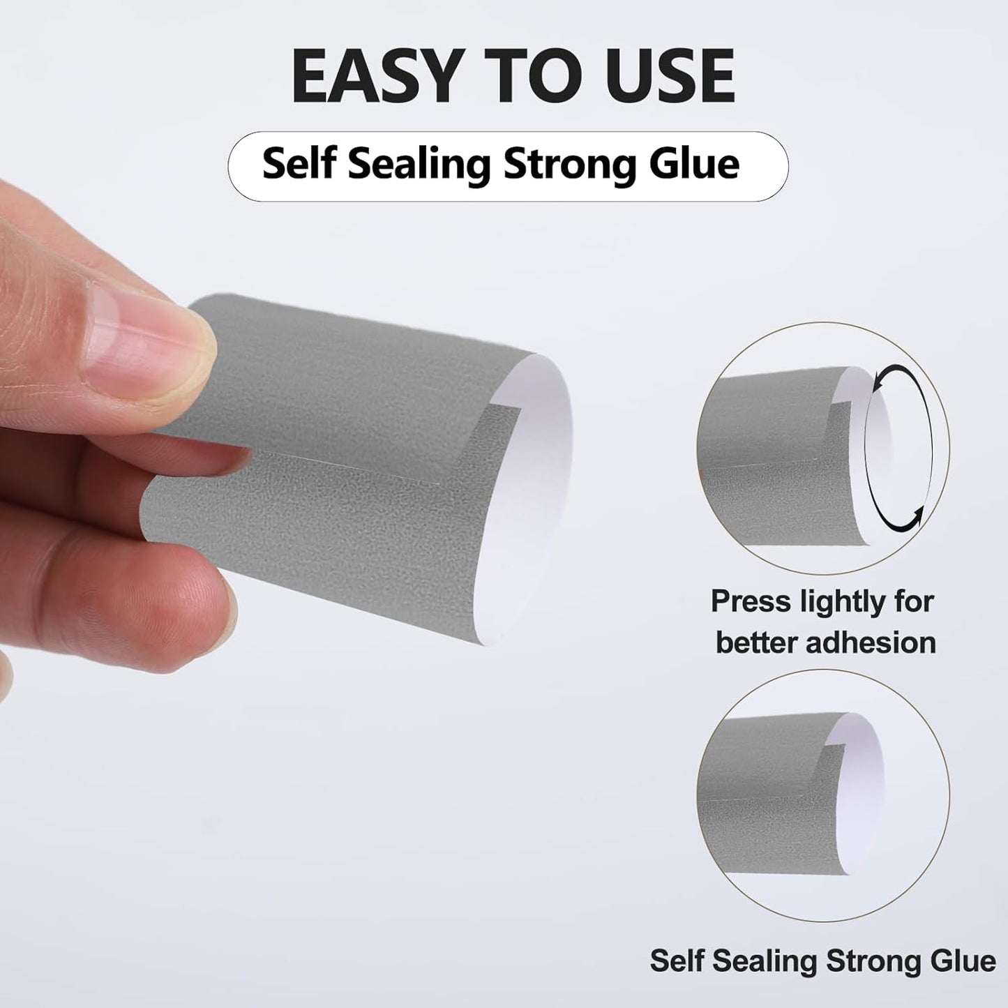 Germiwipe Gray Paper Napkin Bands Box of 500,Napkin Rings Self Adhesive,Silverware Wraps Bands,Perfect for Birthday Parties, Weddings, Family Reunion & Events(Gray - 500 PCS)