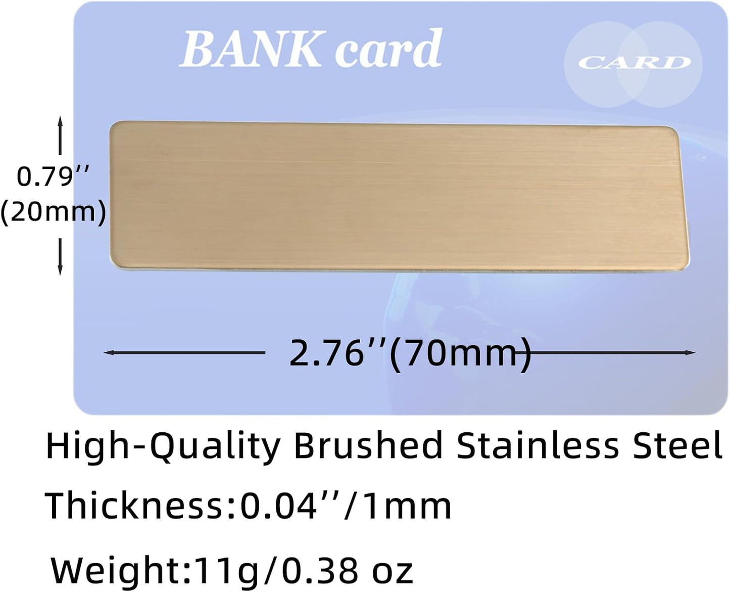 2pcs Stainless Steel Custom Name Tags with Pin or Magnet Adhesive Tape,Personalized,Customizable Name Tags,Custom ID Badge,Metal Name Tag for Cops,Nurses,Doctors,Teachers(RosGold x 2)