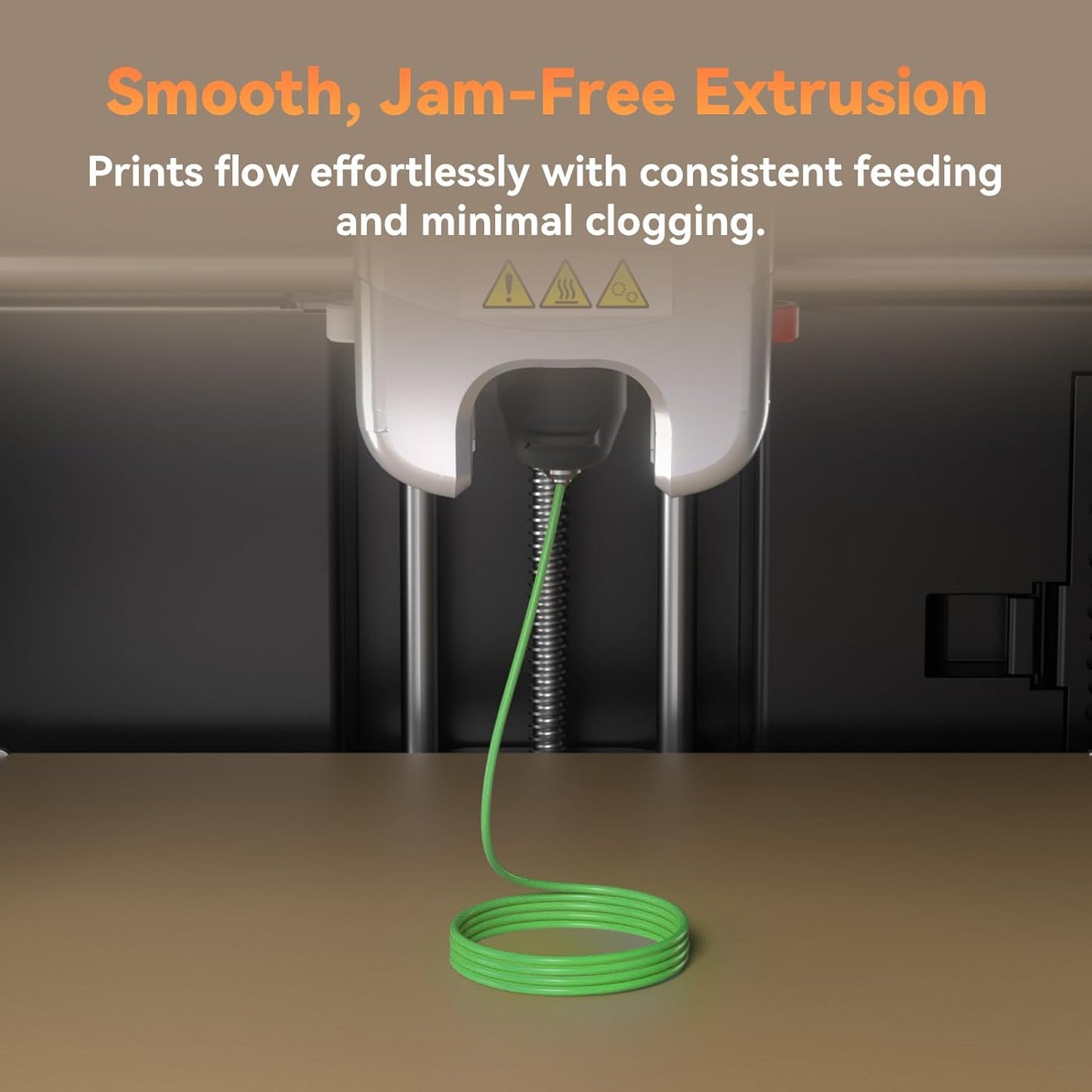 FLASHFORGE PLA Filament 1.75mm +/- 0.02mm, Matte Green 3D Printer Filament 1kg (2.2lbs) Spool, Excellent Printing Performance, Easy to Use for Most FDM 3D Printers