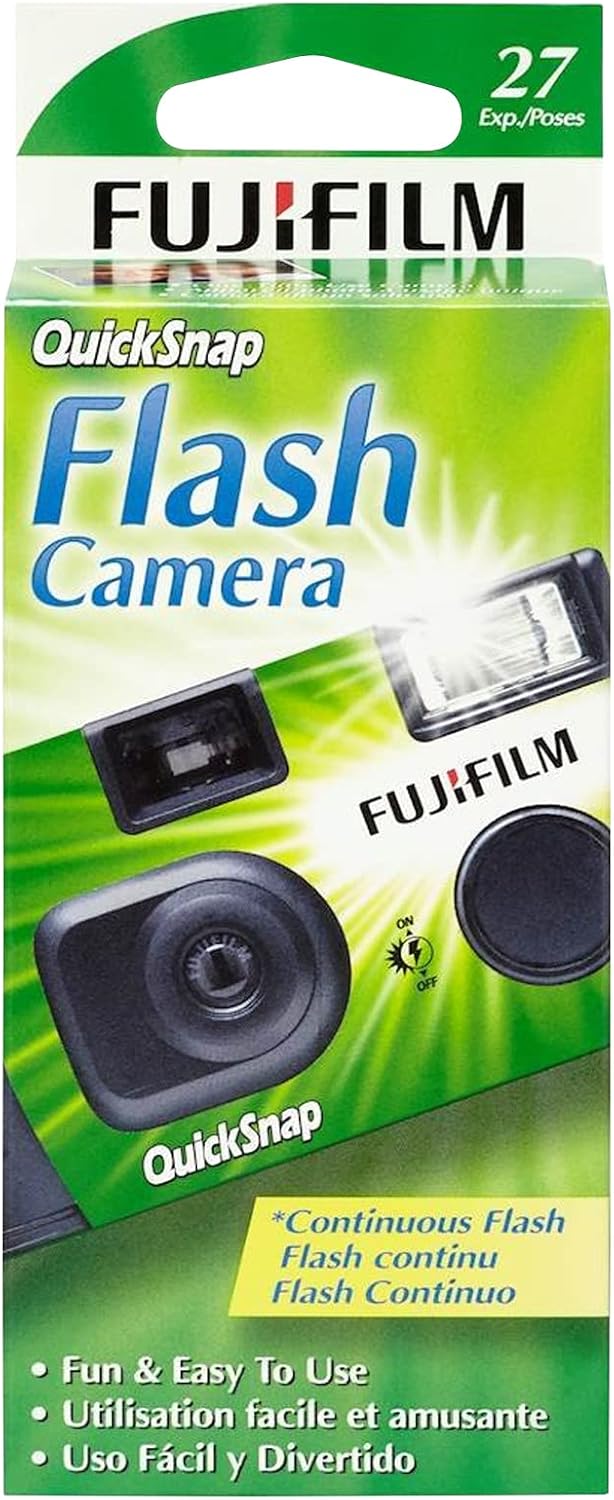 Fujifilm Fujifilm QuickSnap Flash 400 One Time Use 35mm Disposable Camera with Flash, 27 Exposures, 10-Pack
