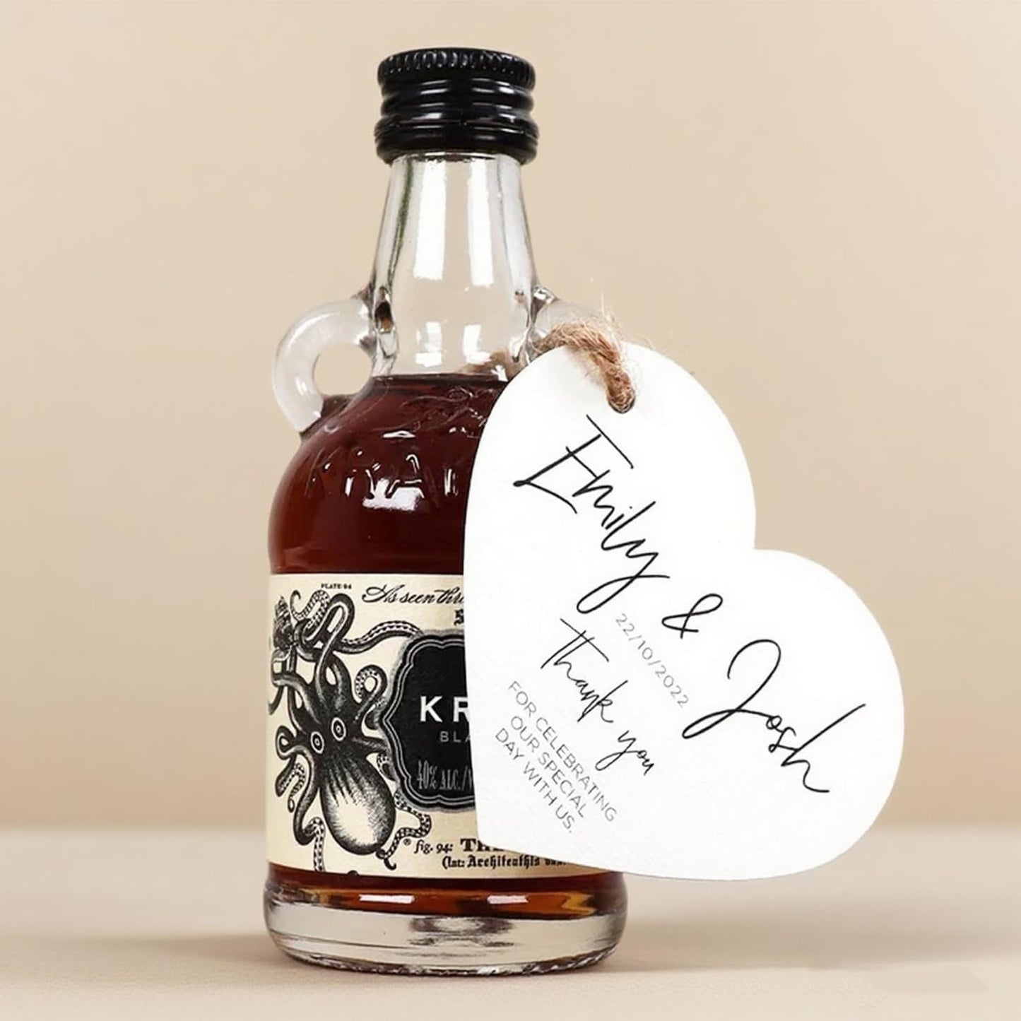 Custom 2.3inch 100pack Gift Tags with Strings,Personalized Thank You Tags Party Decoration Paper Gift Labels for Birthday Wedding Favor Baby Shower Floral Hang Tag Hangtag (Heart Shape)