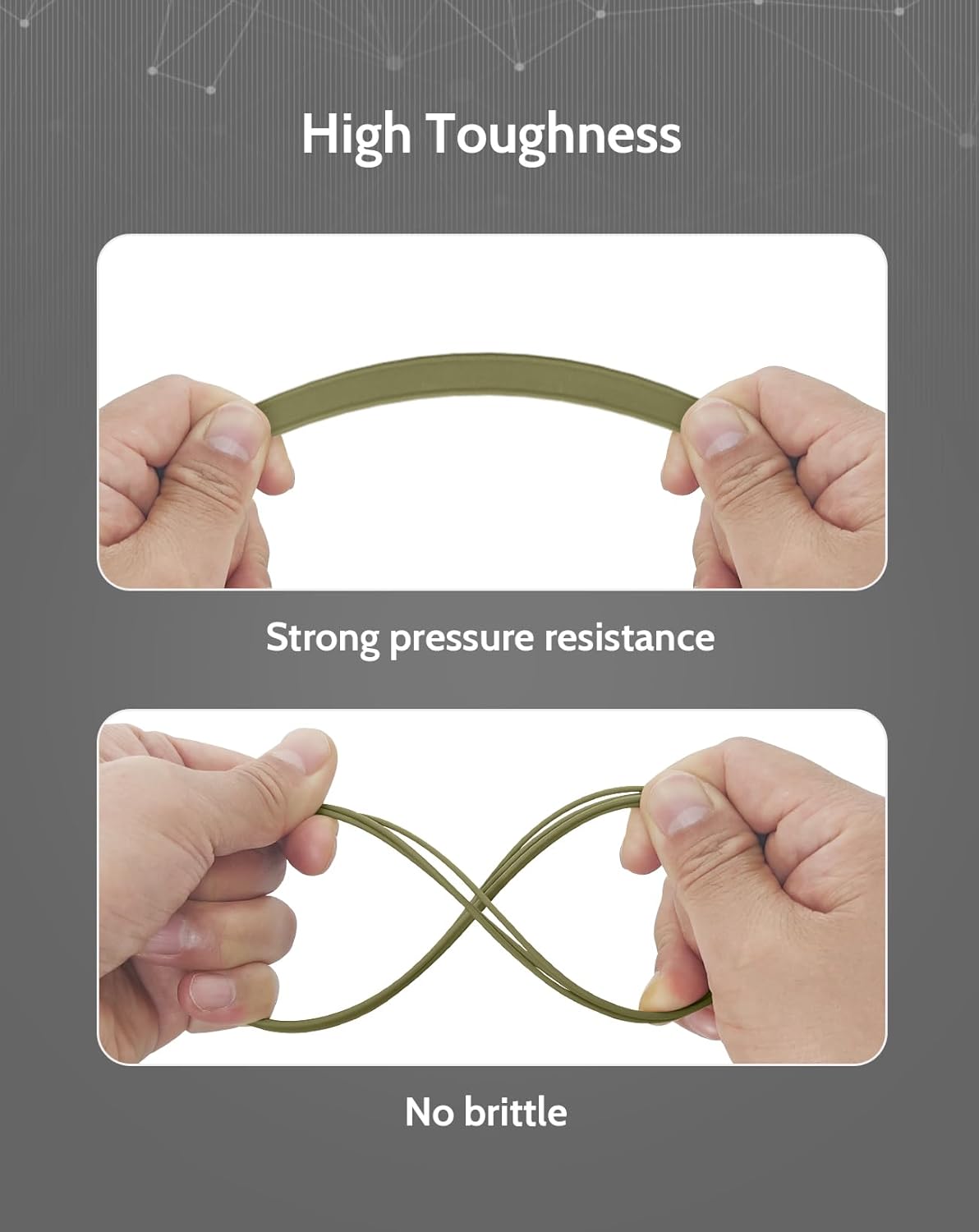 DURAMIC 3D PLA+ Filament 1.75mm 1Kg Army Green, PLA Plus Filament 1Kg Spool(2.2lbs) Tougher and Stronger, Dimensional Accuracy Probability +/- 0.02mm
