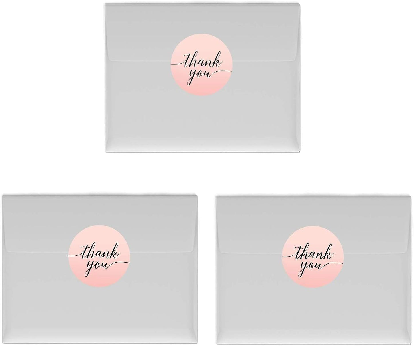 Andaz Press Blush Pink Rose Elegant Party Collection, Small Round Circle Label Stickers, Fits Kisses Chocolates, Thank You, 240-Pack, Favors Decor Envelope Seals