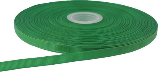 Jesep One Roll 100 Yards 3/8" Soild Grosgrain Ribbon Boutique Gift Wrapping Package Ribbon, DIY Crafts Bow Hair Headband Accessories Assorted Ribbon #553(3/8" 10mm, Green)