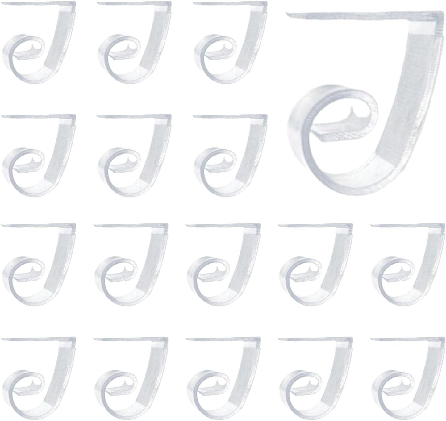 50 Pieces Table Skirt Clips Plastic Tablecloth Clips for Outdoor Party Indoor Outdoor Events 0.8-1.2"