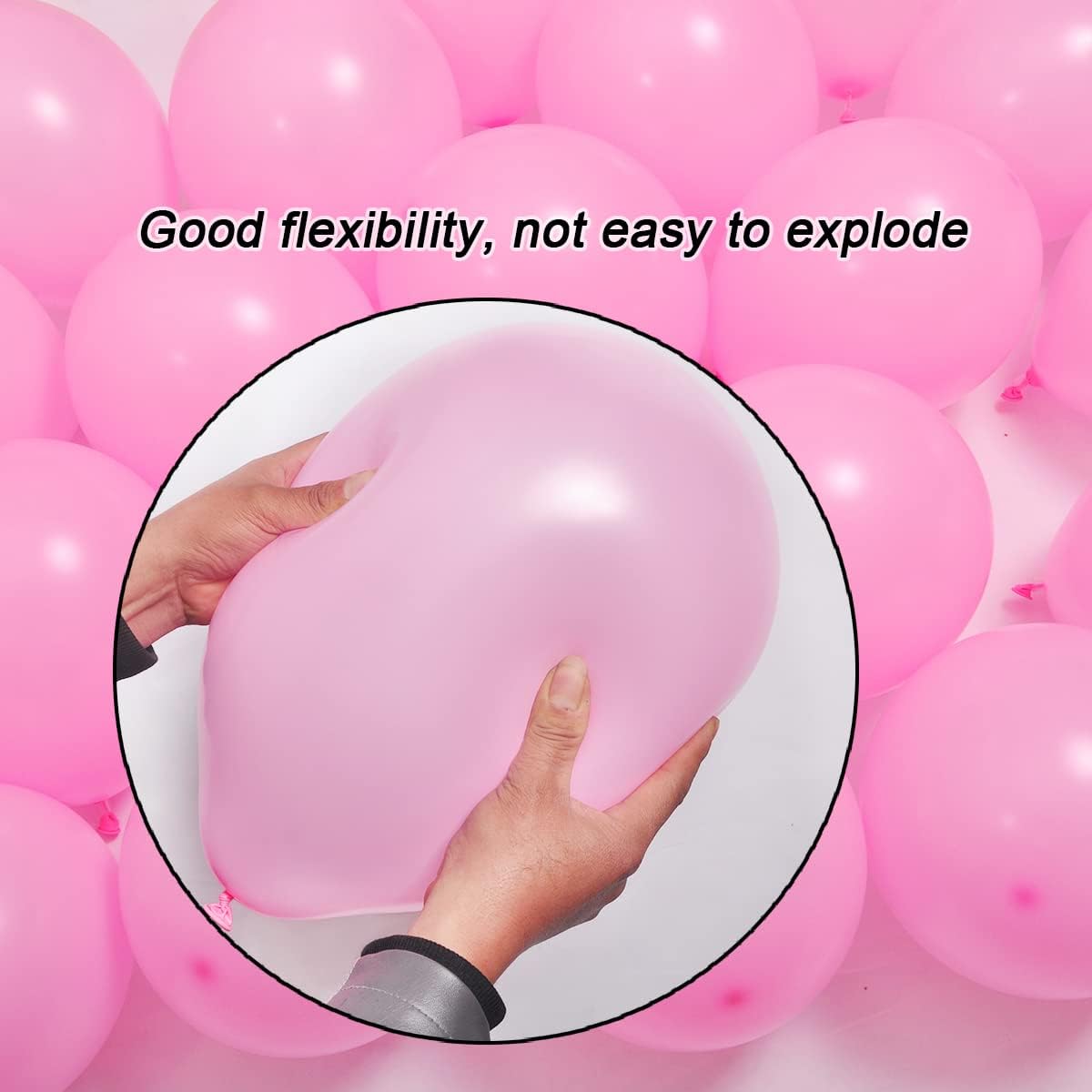 300 Pack Pink Balloons 12 inch Pink Latex Party Balloon Bulk for Various Party Events Decorations