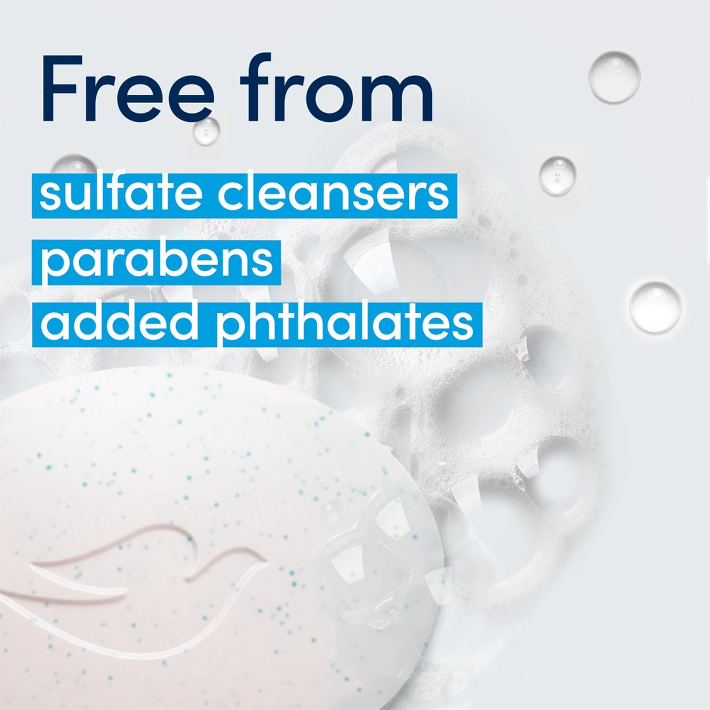 Dove Soap, Gentle Exfoliating Beauty Bar 3-Pack – 3-in-1 Moisturizing Face, Body & Hand Soap, 4.75 Oz Ea