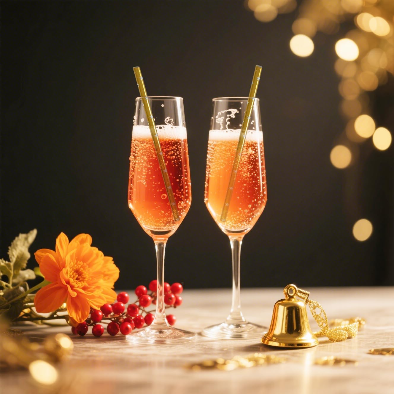 Gold Drinking Straws - Disposable White Star Print Foil Gold Biodegradable Paper Straws, 7.75 Inch, 100 Pack - Party Supplies