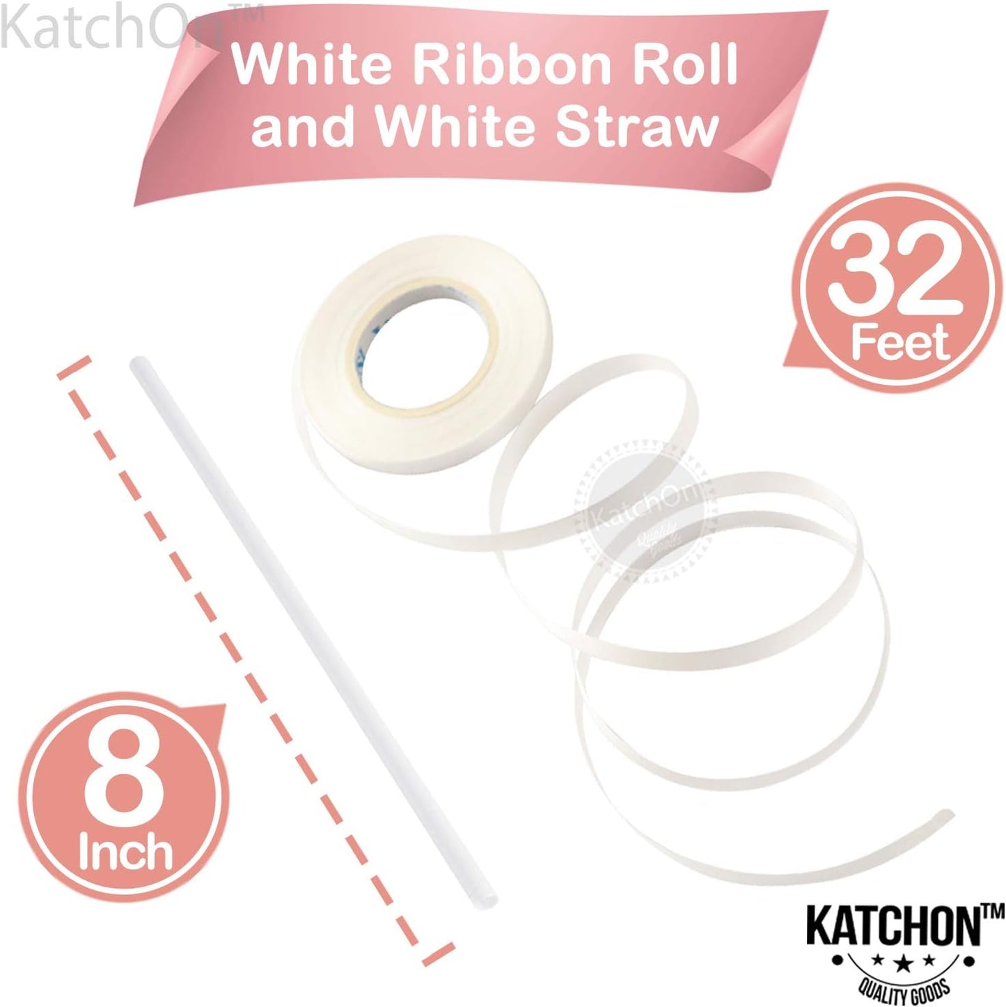 KatchOn, Giant Rose Gold Balloons - 22 Inch, Pack of 6 | Rose Gold Foil Balloons for Bridal Shower Decorations | Rose Gold Mylar Balloon for Bachelorette, Anniversary, Birthday Party Decorations