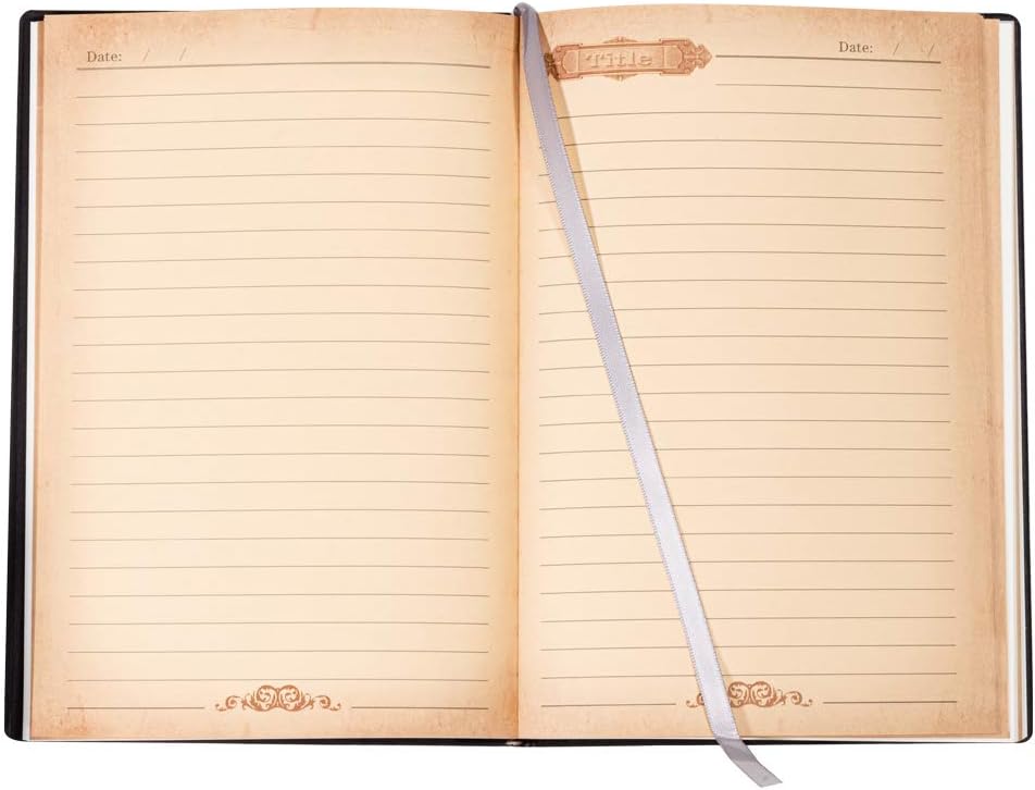 molshine A5 (5.5" x 8.3") Embossed Journals Vintage Notebook,Retro Leather Bronze Diary,100 Sheets Paper,Hardcover Travel Notepad for Writing,Sketchbook,Collection,Gift,Decoration, Phoenix(Bronzed)