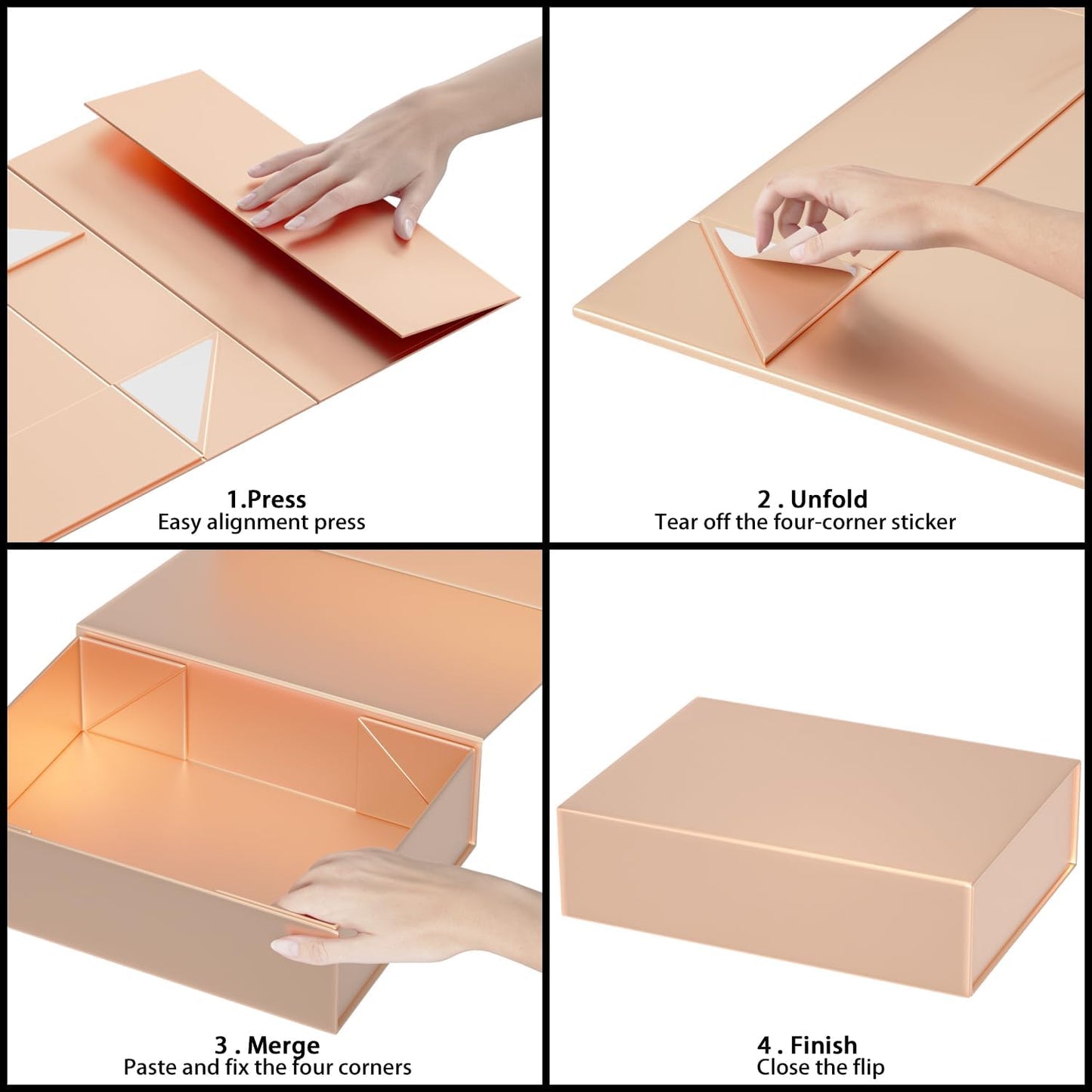 Gift Boxes 11.9" x 8.5" x 3.3" with Magnetic Closure Lid Boex for Presents,Bridesmaid Gifts Box,Cute Box,Birthday Boxs,Luxury for Gift Packaging, Magnetic Gifts Boxe for Wrapping