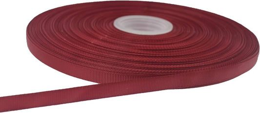 Jesep One Roll 100 Yards 3/8" Soild Grosgrain Ribbon Boutique Gift Wrapping Package Ribbon, DIY Crafts Bow Hair Headband Accessories Assorted Ribbon#790 (3/8" 10mm, Maroon)