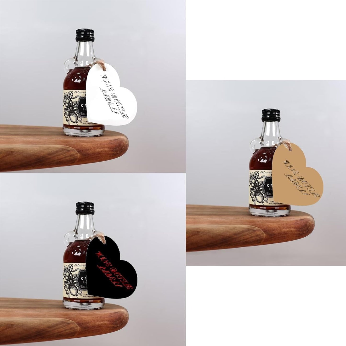 Custom Gift Tags, Personalized Heart Tags with Your Business Logo Heart Shaped Small Card Party Decoration Paper Gift Tags for Birthday Wedding Christmas