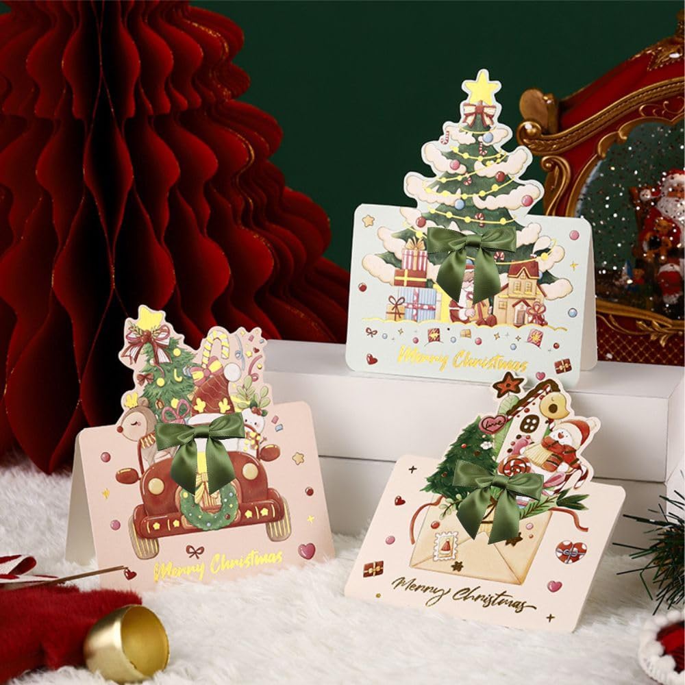 2.5" Hgzgch Sage Green Satin Ribbon Bow for Gift Wrapping, Premade Bows for Crafts, Cake, Party Favors, Handmade Bows with Double-Sided Tape, Self Adhesive Bows for Presents, Treats, Christmas - 50pcs