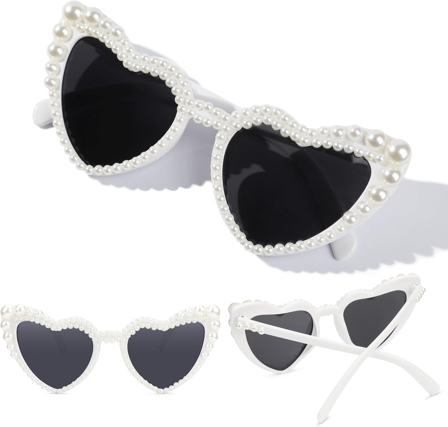 YOGFIT Heart Sunglasses for Women Fashion Classic Love Eye Protection Sunglasses Vintage Cute Heart Sunglasses