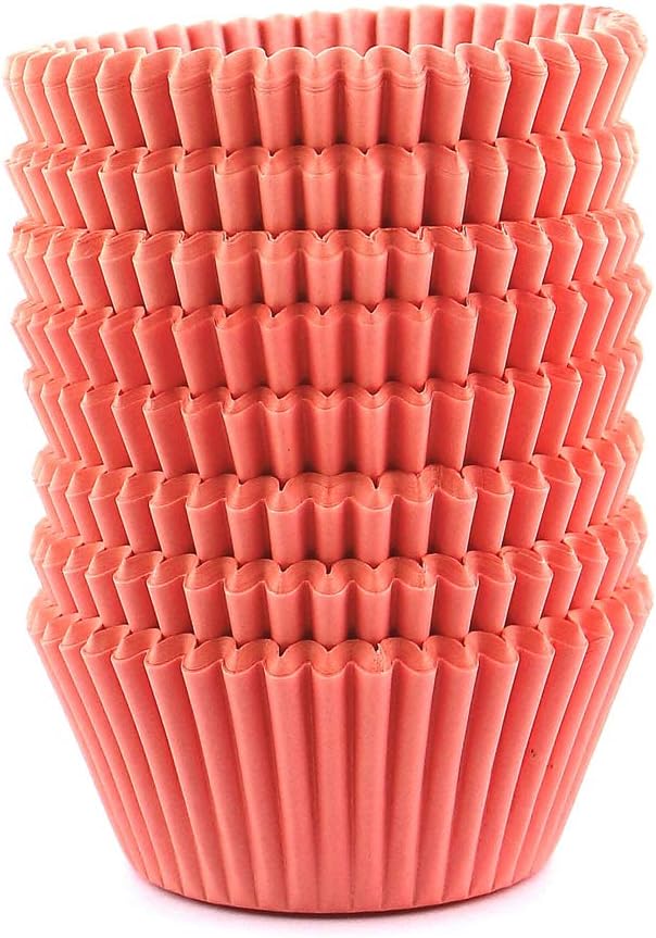 Pink Baking Cups Cupcake Liners Wrappers Paper Muffin Standard Sized 300 Count