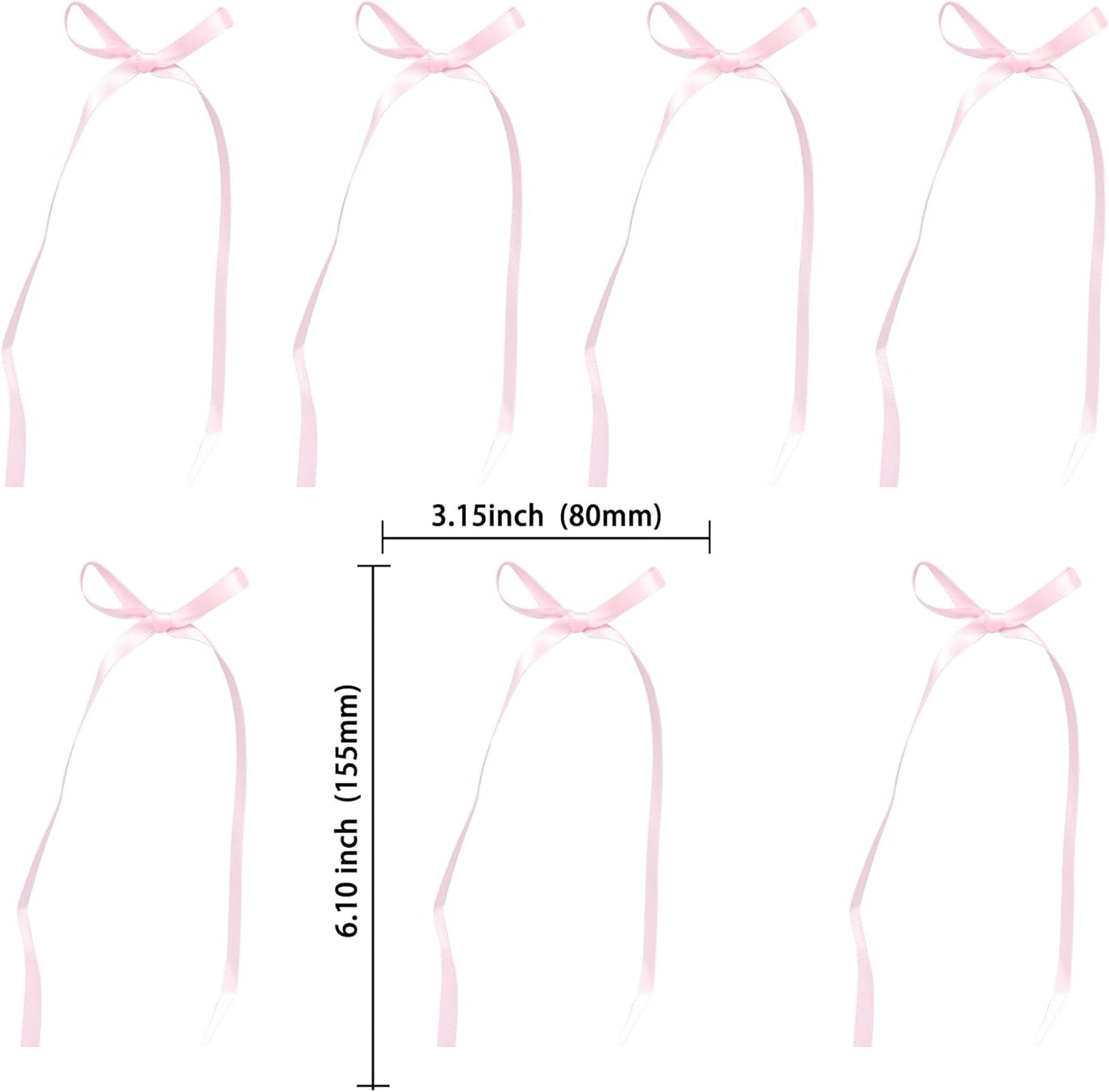 Ephlyn 30Pcs Bow Cupcake Toppers Valentine's Bowknot Ribbons Coquette Bow High Footed Cup Balloon Wall Party Decorations Cake Dessert Picks Birthday Wedding Party Supplies Pink