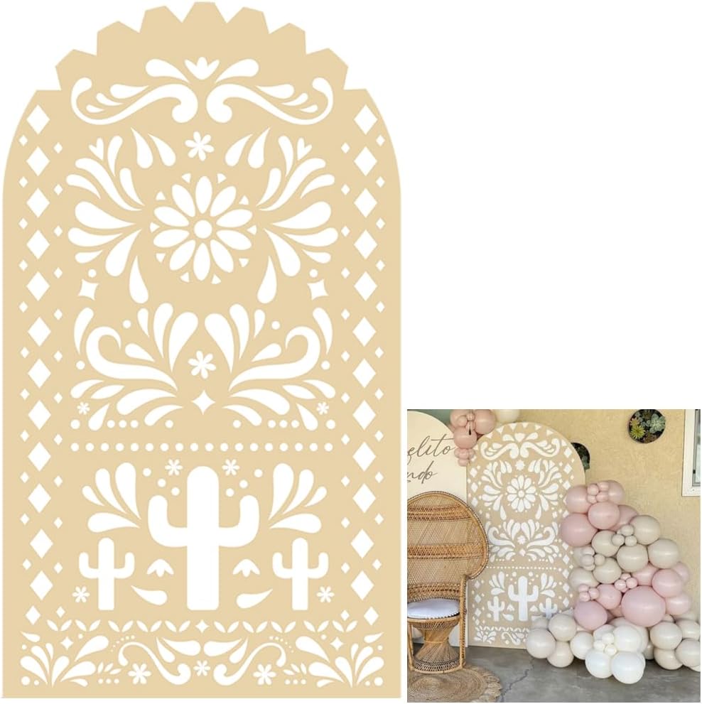 Mexico Theme Arch Stand Covers Fiesta Wedding Party Elastic Fabric Background Birthday Baptismx Baby Shower Decor Props (67x150cm(2.2x5ft),G-3739)