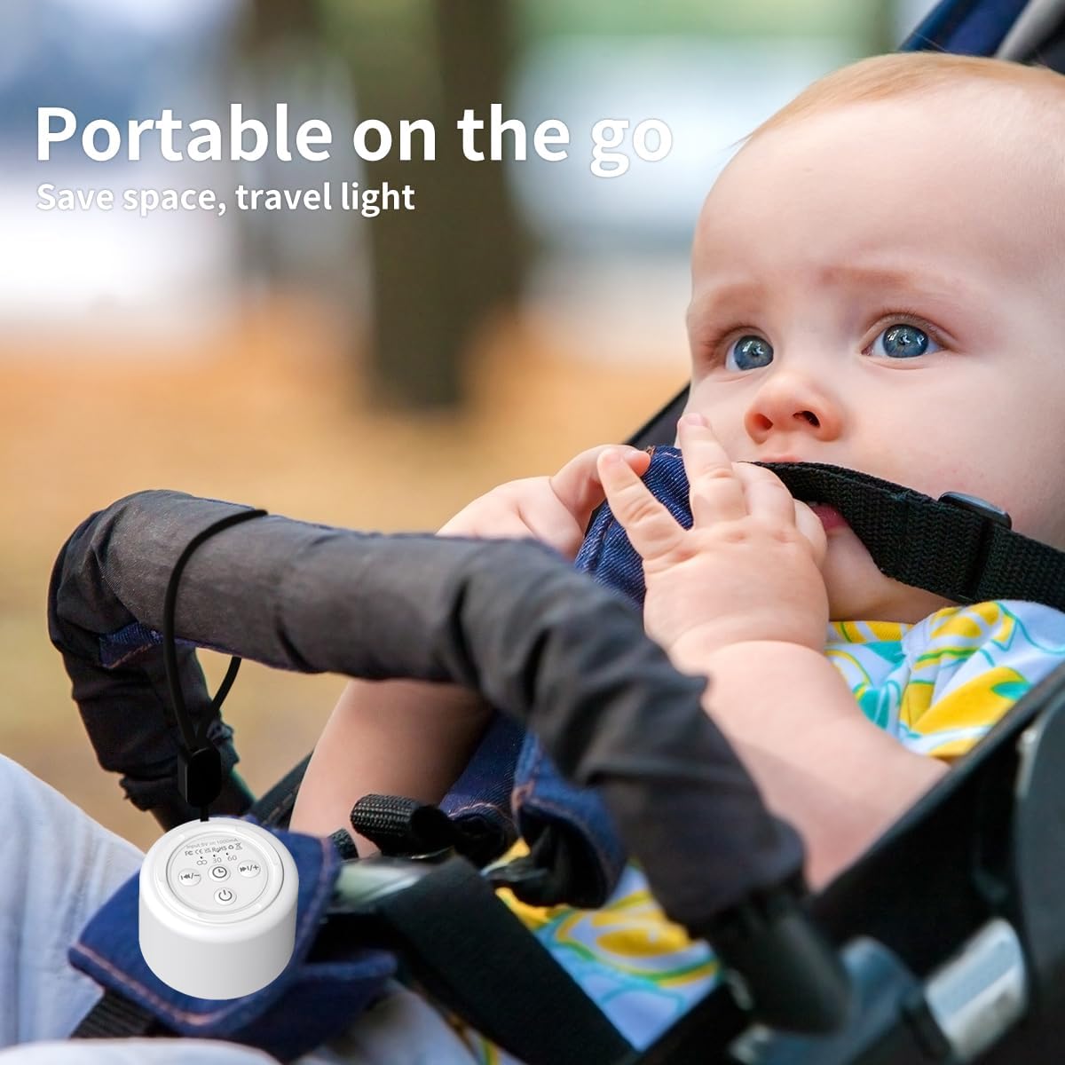 Mini Portable Sound White Noise Machine Baby Patter for Sleep with 30 Soothing Sounds for Baby Kids Adults 32 Volume Levels Sleep Soother Auto-Off Timer for Travel Home Office Privacy