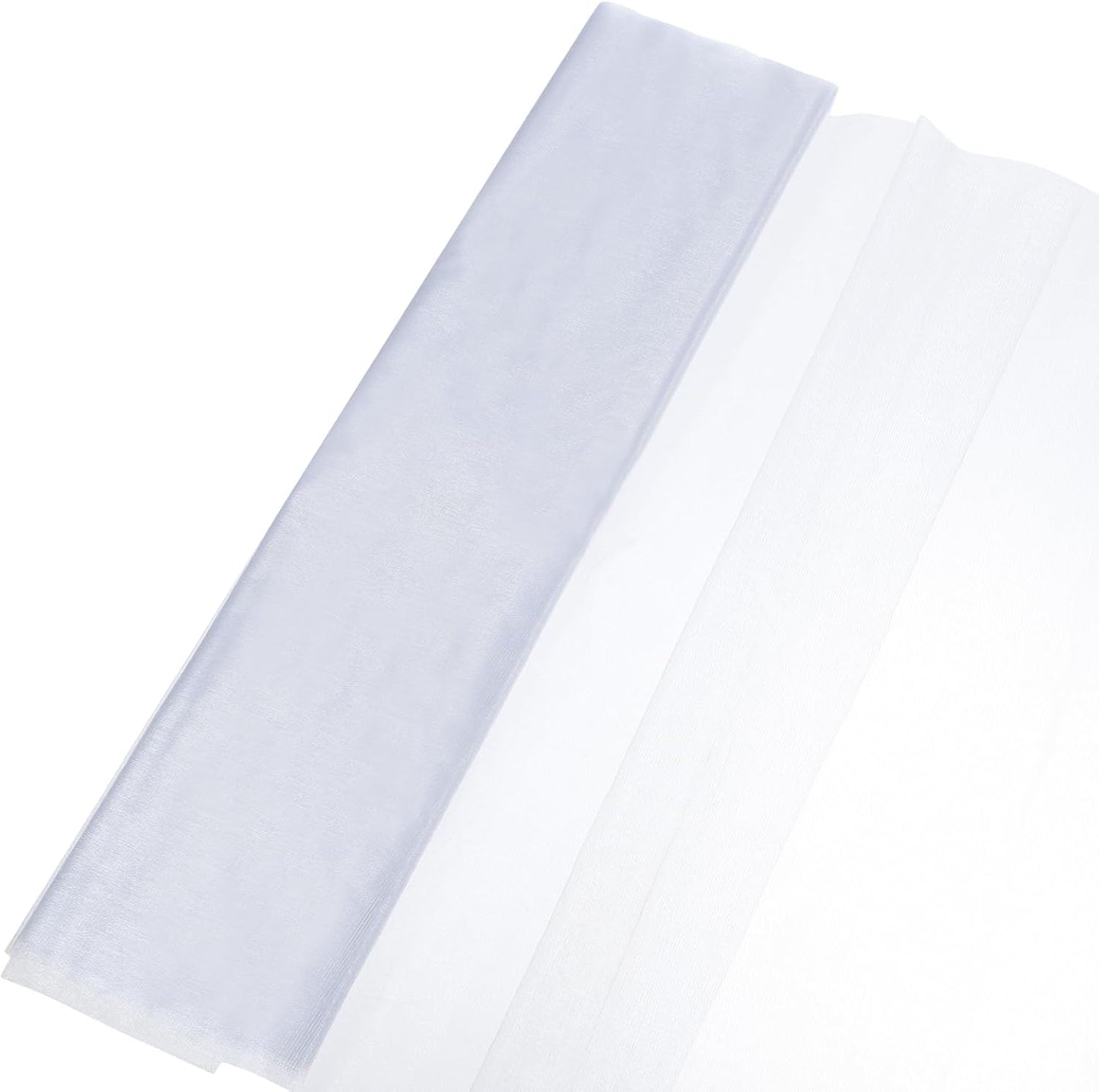 uxcell 19" by 5.5 Yard Tulle Fabric Backdrop Curtains for DIY Tutu Skirt Shower Decor Wedding Crafts Birthday Party Supplies, Silver Gray