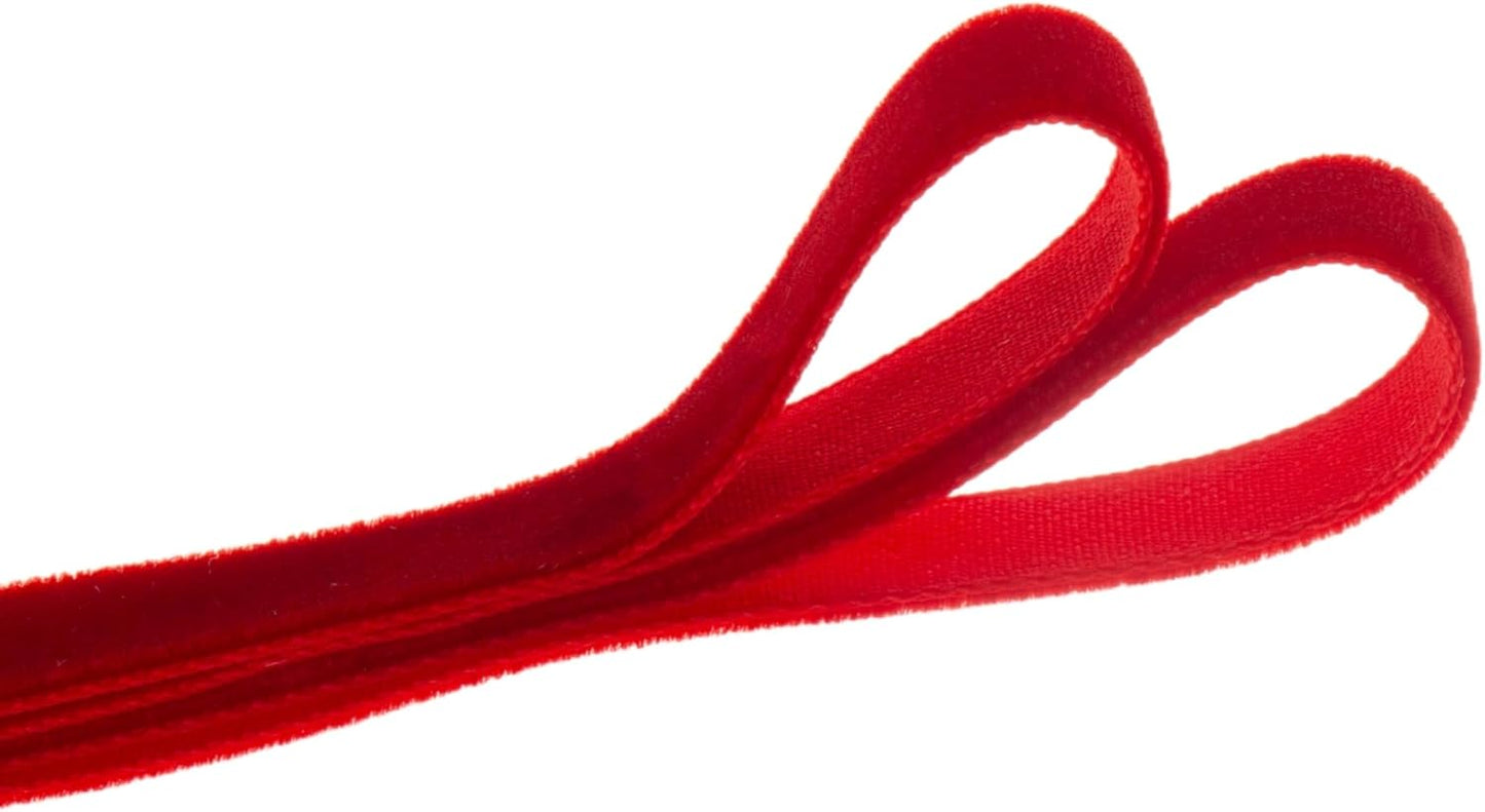 Vintage Red Velvet Ribbon, 3/8 Inch X 25Yd