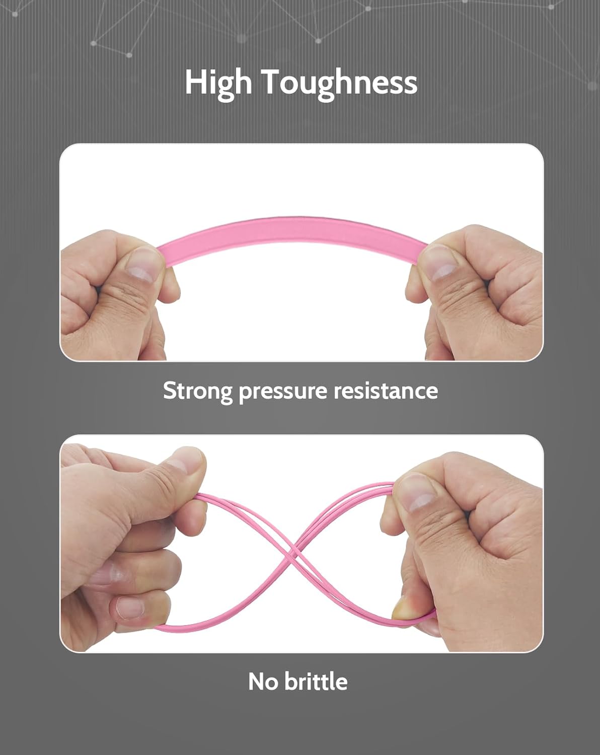 DURAMIC 3D PLA+ Filament 1.75mm 1Kg Pink, PLA Plus Filament 1Kg Spool(2.2lbs) Tougher and Stronger, Dimensional Accuracy Probability +/- 0.02mm