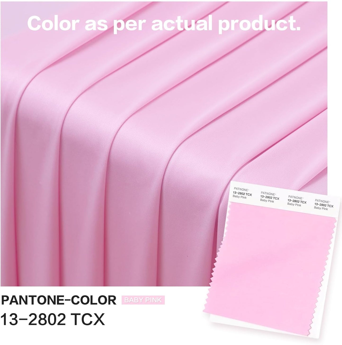 PartyVillage 10ft×15ft Light Pink Backdrop Curtain for Wedding Parties, 2 Panels Wrinkle Free 15 FT Long Polyester Photo Backdrop Drapes Back Drop Cloth for Birthday Photography Background